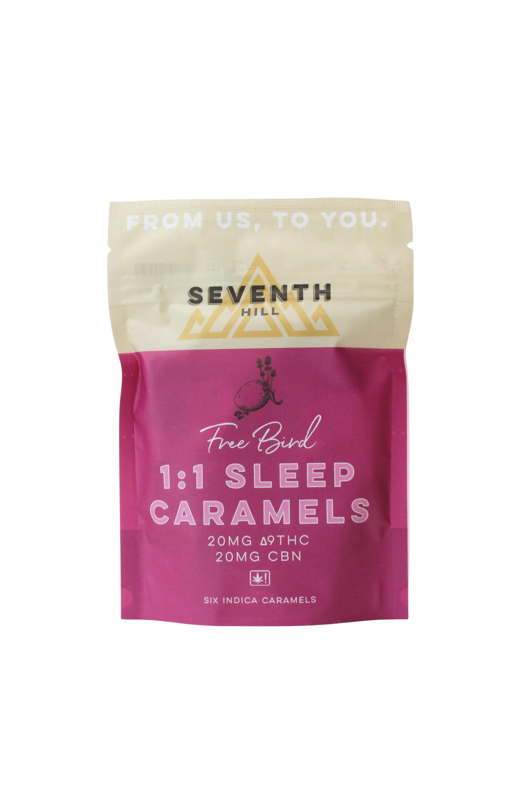 Seventh Hill Caramels - Blueberry Muffin Energy Caramel 30mg D9 3:1 with THCV 1ct