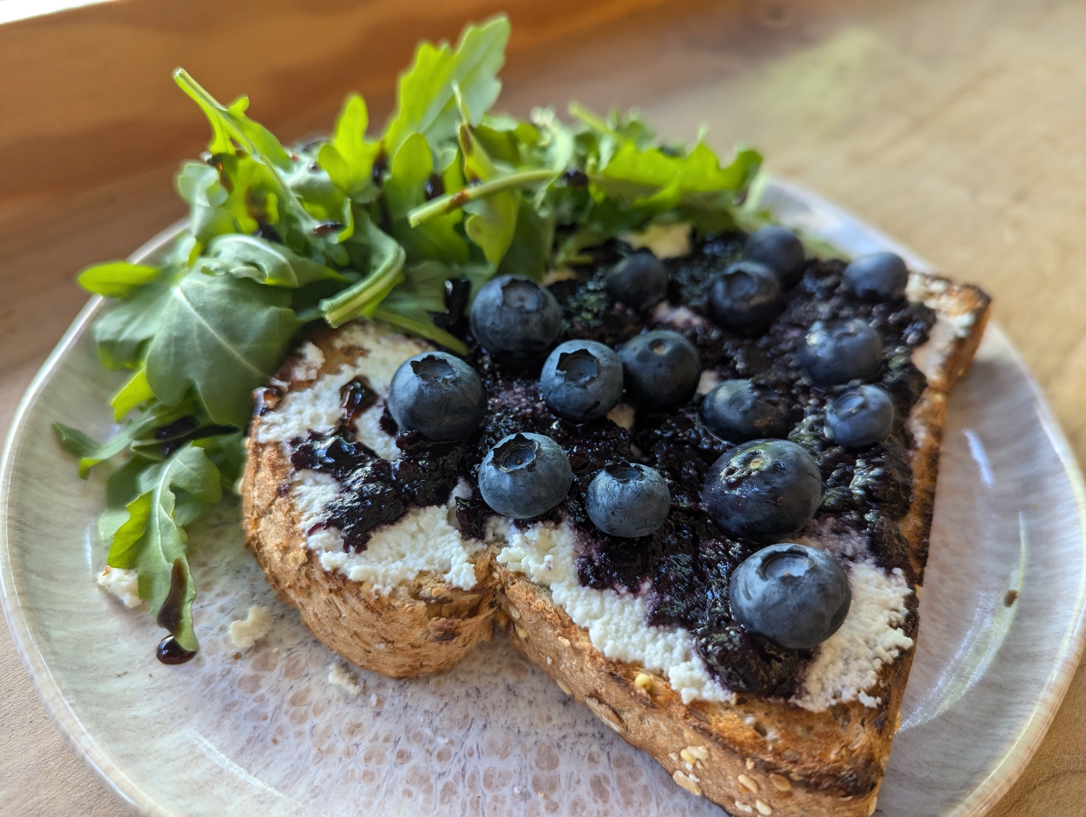 Blueberry Ricotta Toast