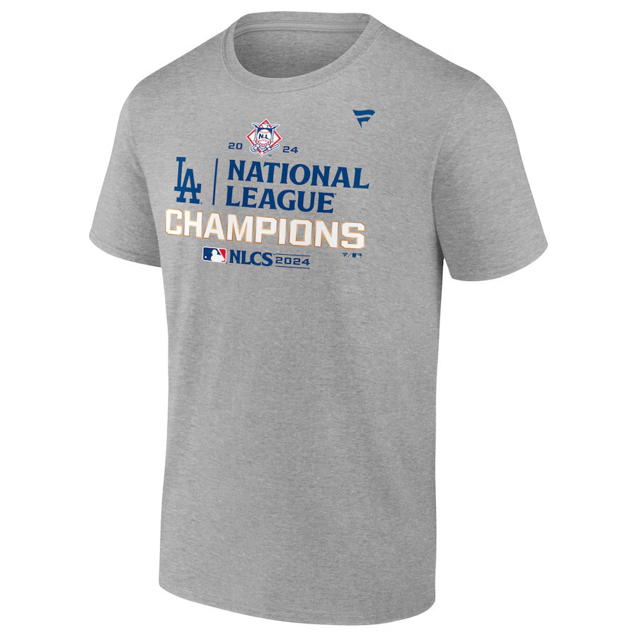 Los Angeles Dodgers 2024 Official National League Champions Lockeroom Shirt