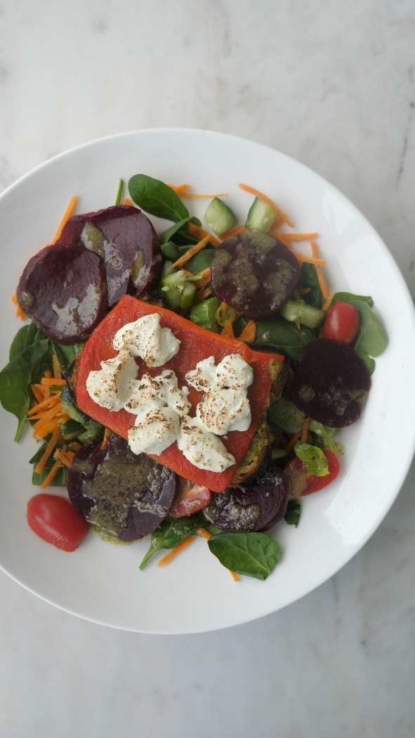 Beet and Goat Cheese Salad