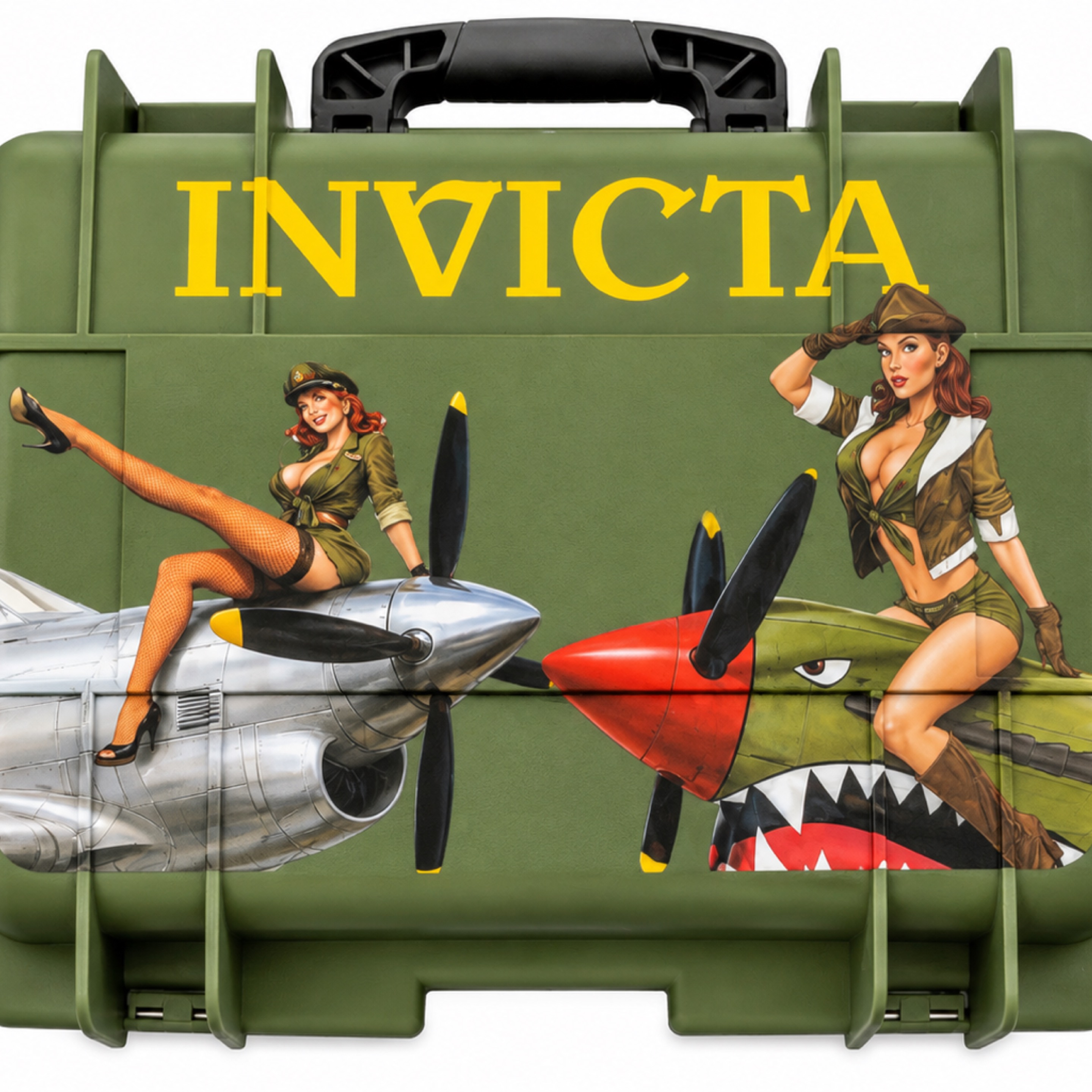 Invicta Travel 8 Slot Case (Pin Up Girls) 