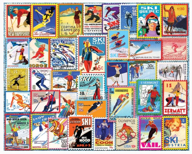 Ski Stamps Puzzle