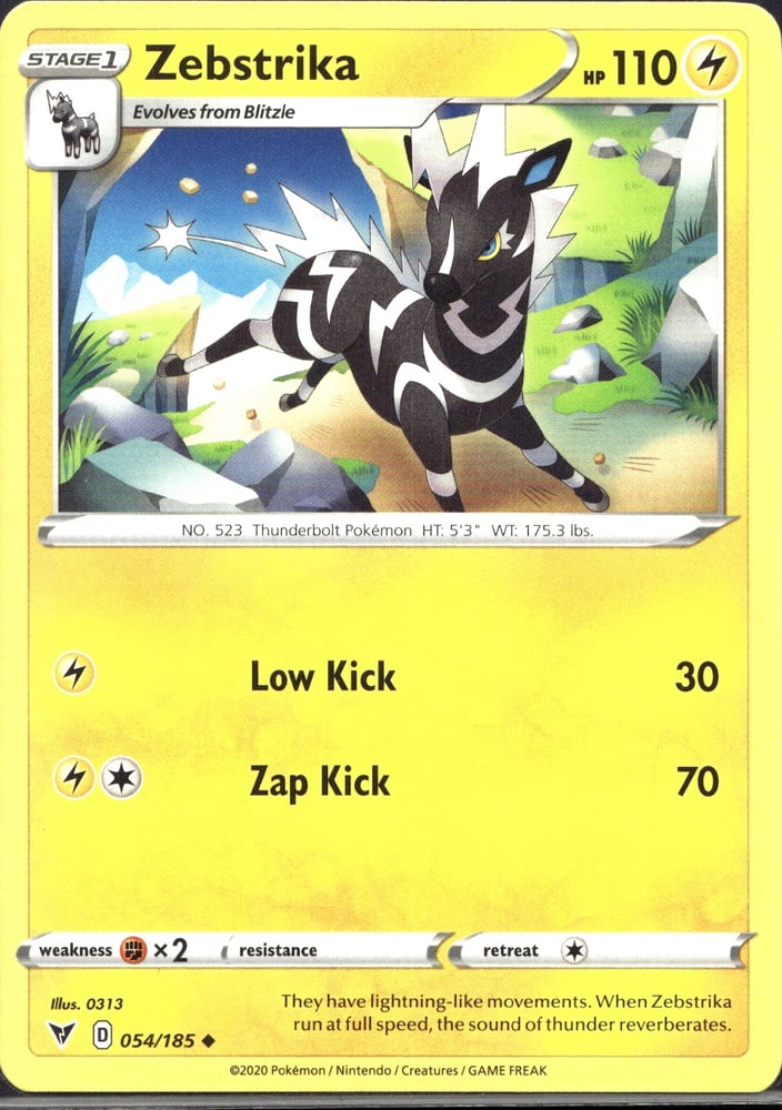 Zebstrika - SWSH4 54/185