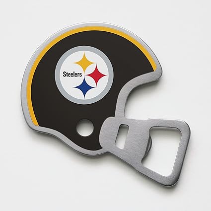 Pittsburgh Steelers Magnetic Stainless Steel Helmet Bottle Opener
