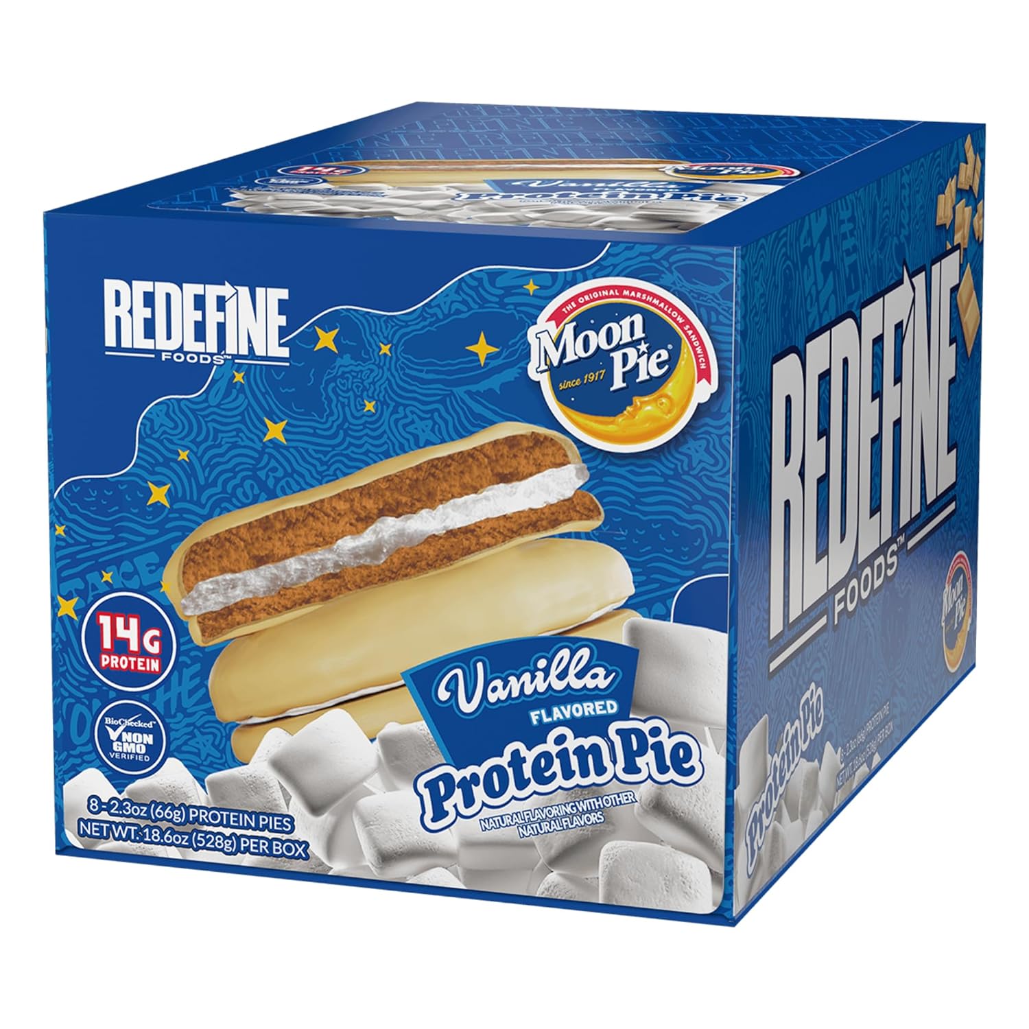 Redefine Protein Vanilla Moon Pie 8ct