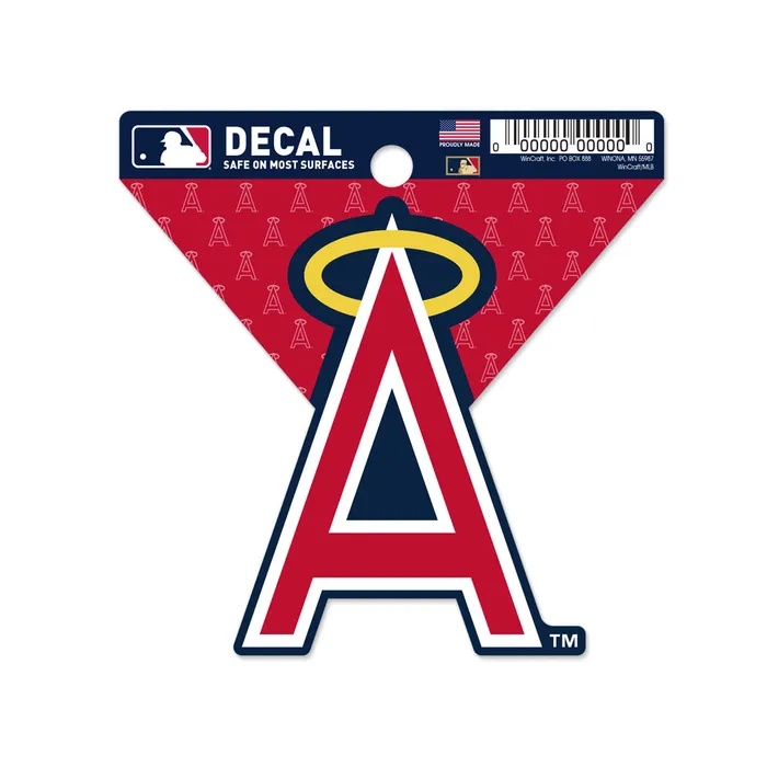 Los Angeles Angels Retro Clean Cut Decal 3x4"