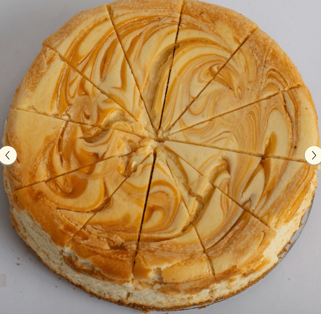 Muddy Paws Cheesecakes - Caramel Swirl Cheesecake
