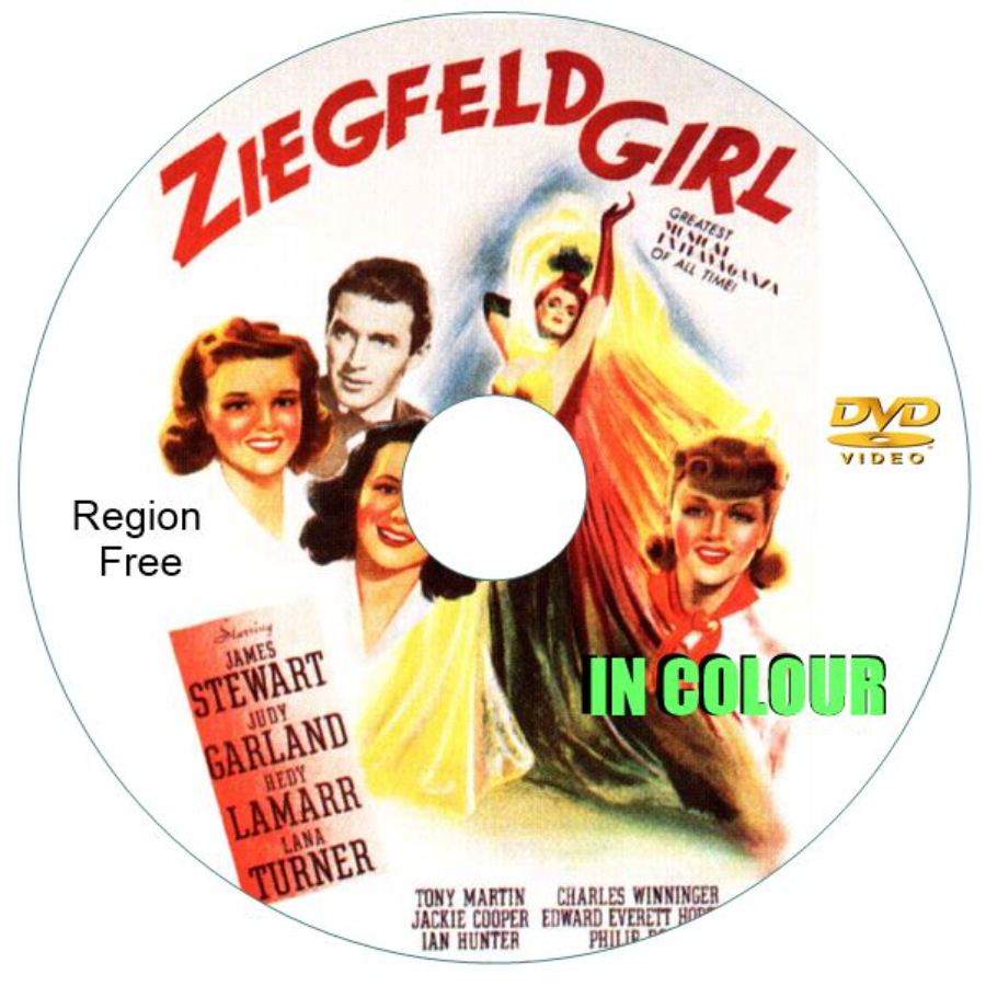 Ziegfeld Girl in Color DVD