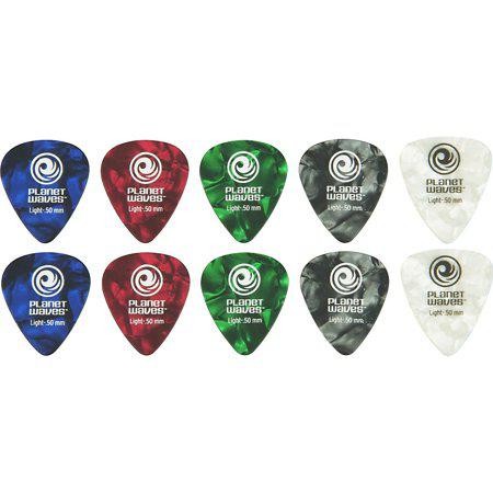 D Addario Assorted Pearl Celluloid Guitar Picks Pack
