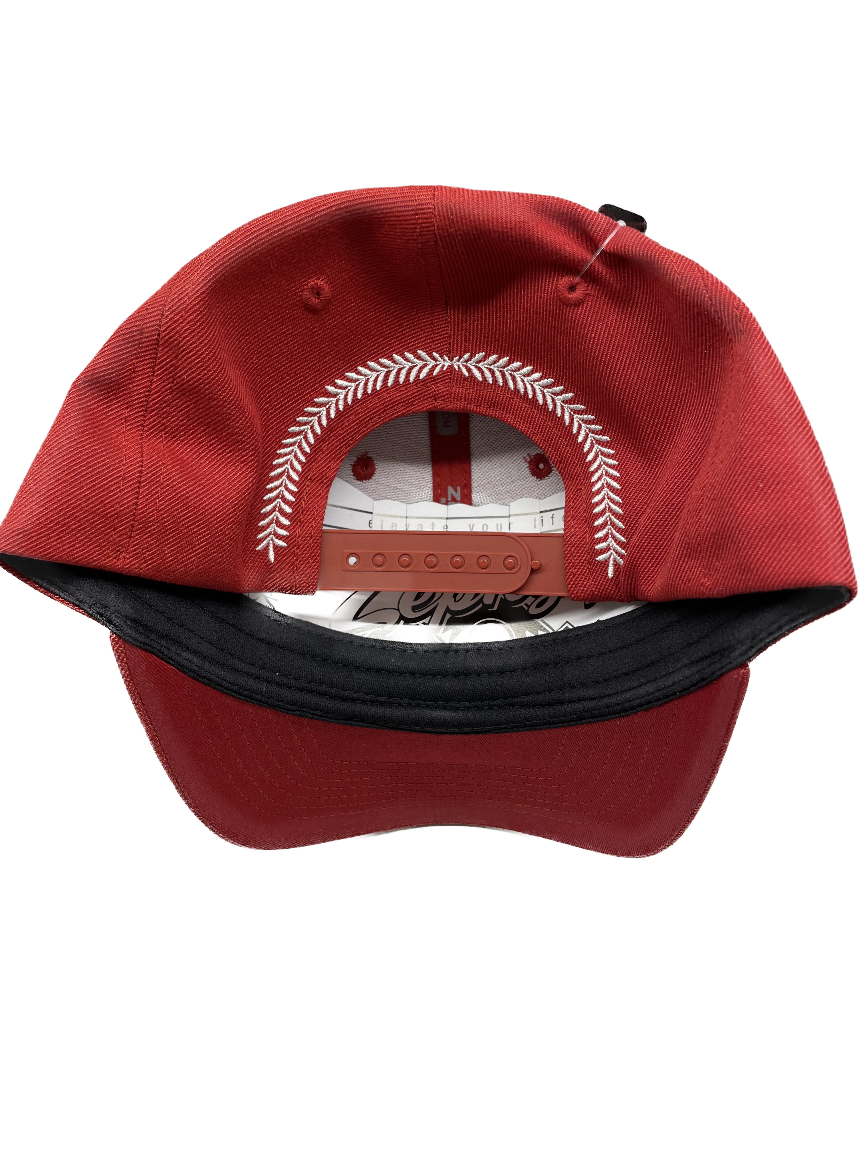 10th Mountain Division Logo Embroidered Zephyr Hat Red