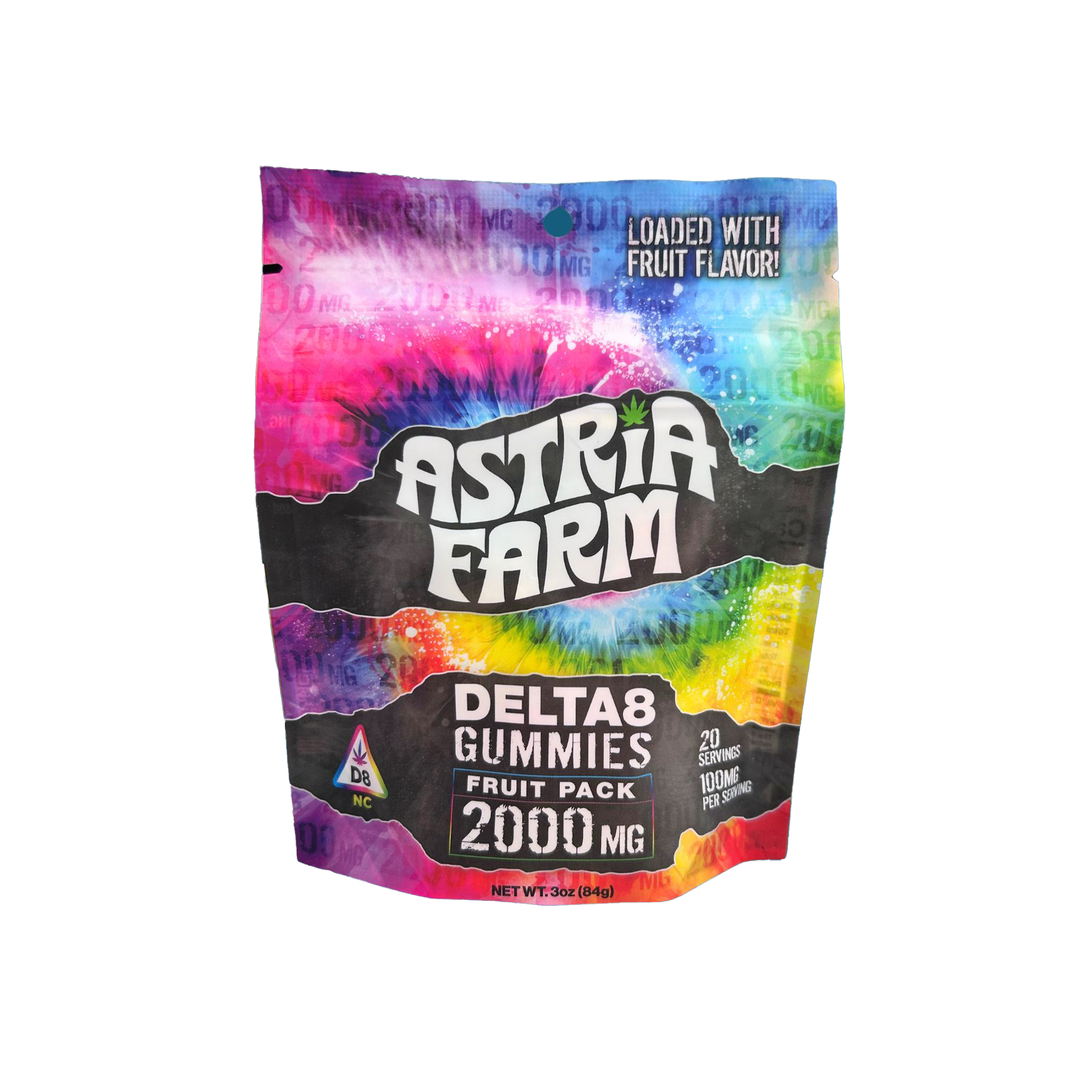 Astria Farm Fruit Pack Gummies Delta 8 200mg