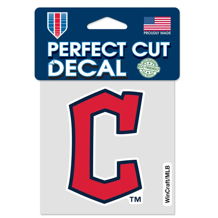 Cleveland Guardians Perfect Cut 4x4" Decal