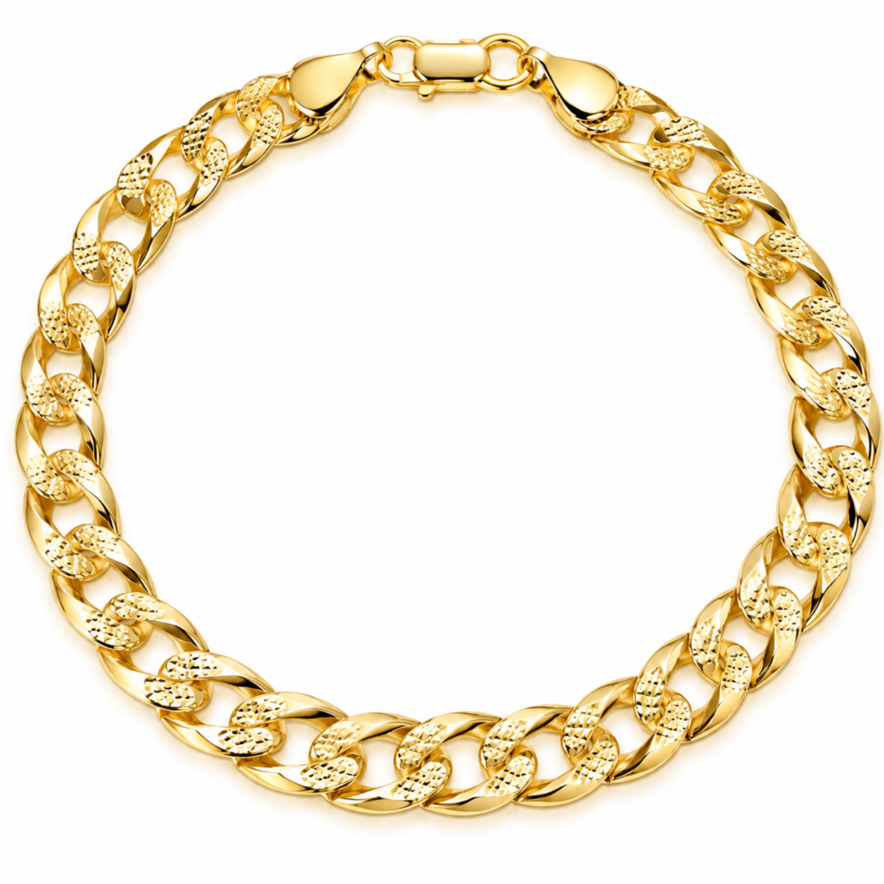 Large Curb Cuban Anklet 