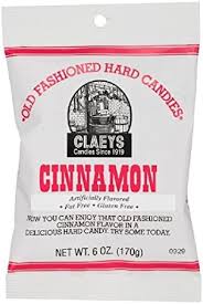 Claeys Cinnamon Hard Candies 12 Count 6 Ounce