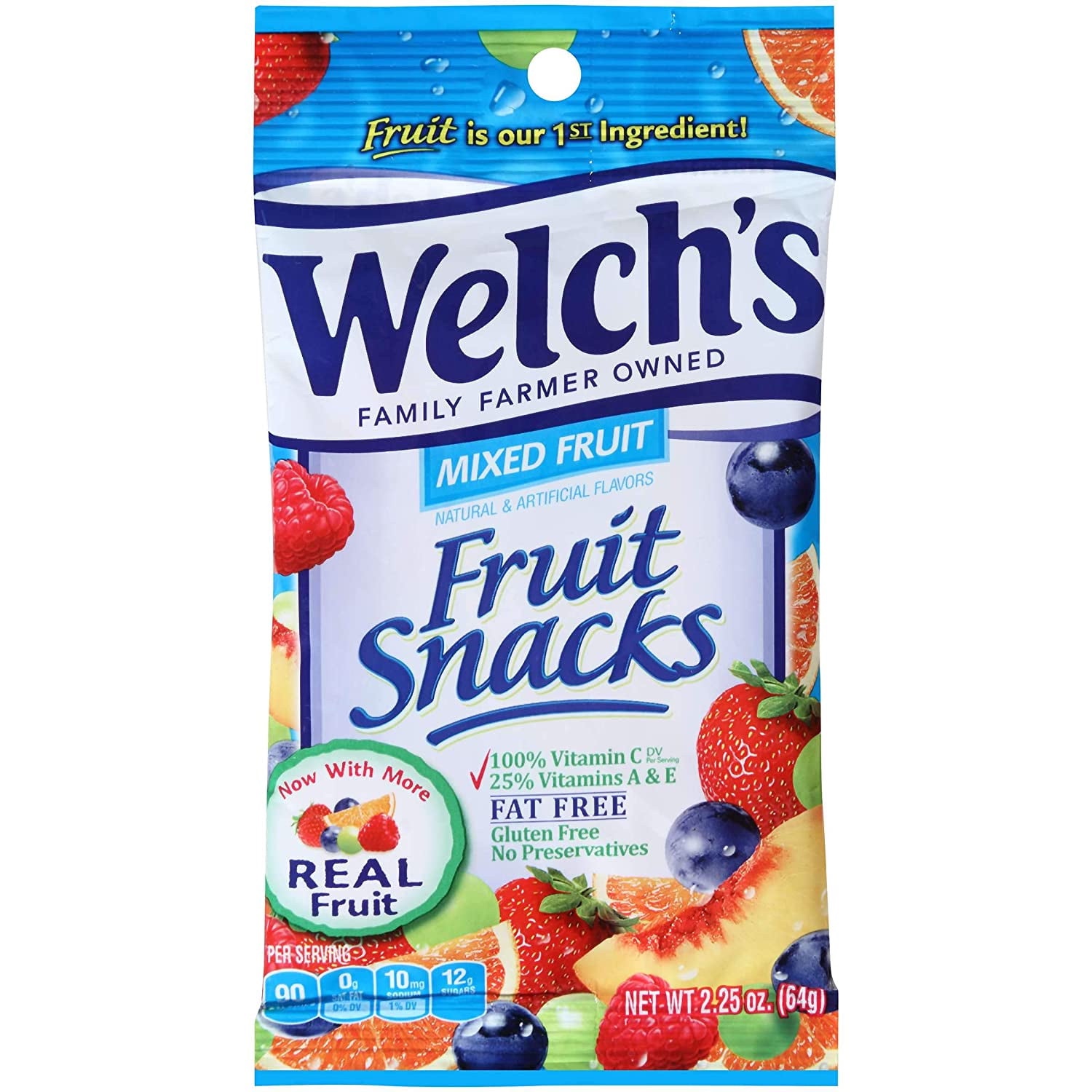 Welch’s Fruit Snacks Mixed Fruit, 2.25 oz