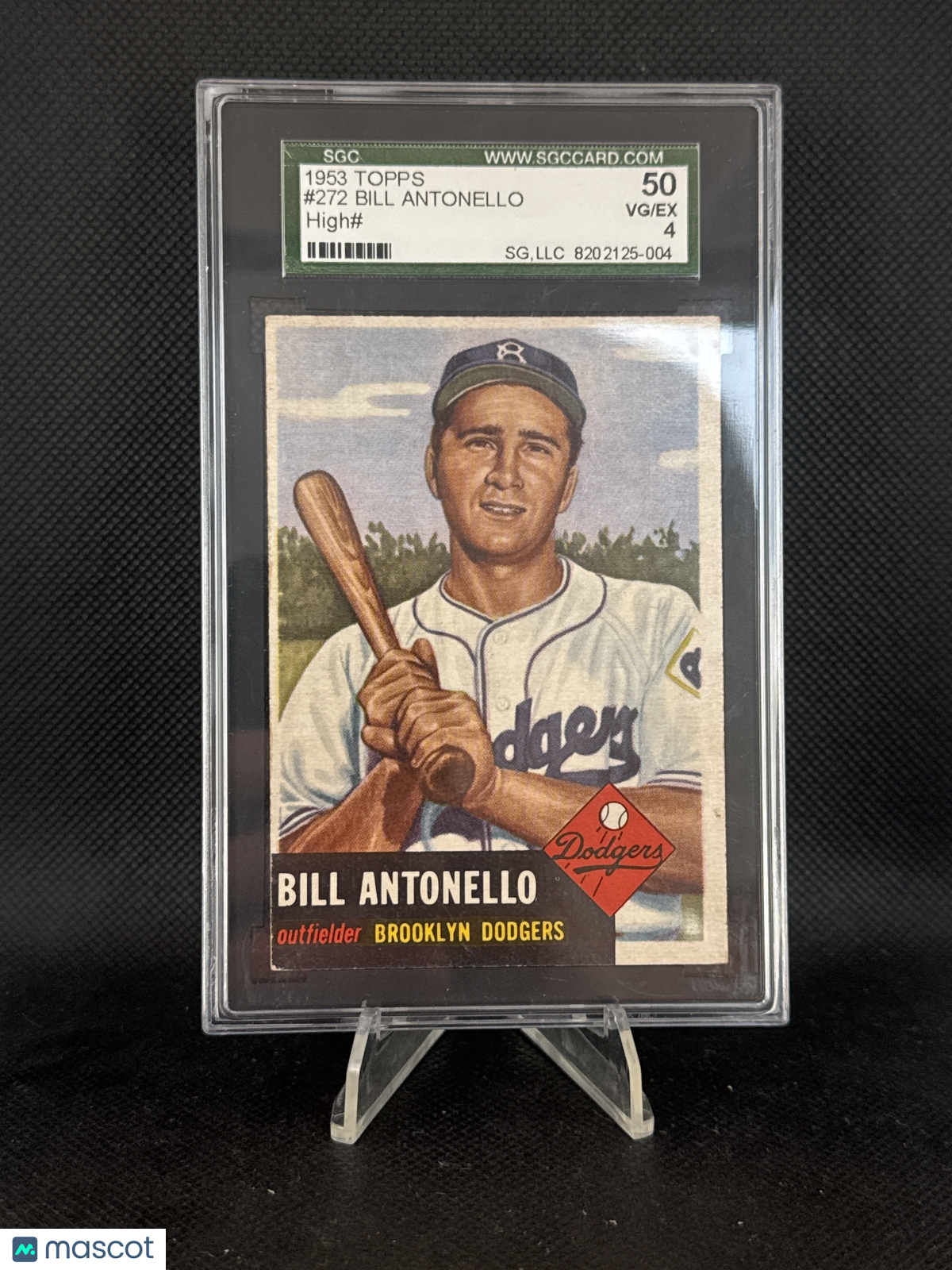 1953 Topps Bill Antonello #272 SGC 4