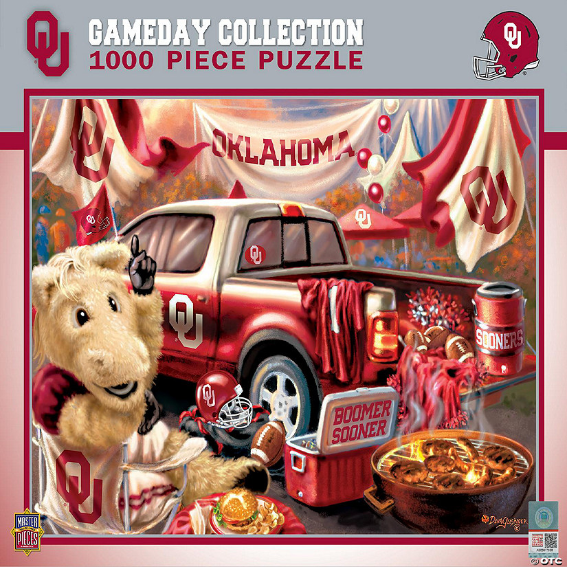 Oklahoma Sooners 1000 Piece Gameday Design Puzzle