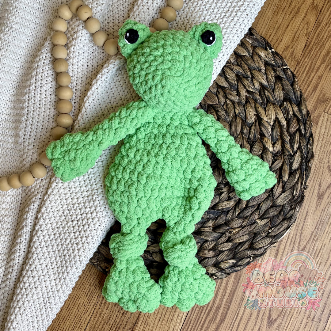 Green Frog Knotted Snuggler preview image