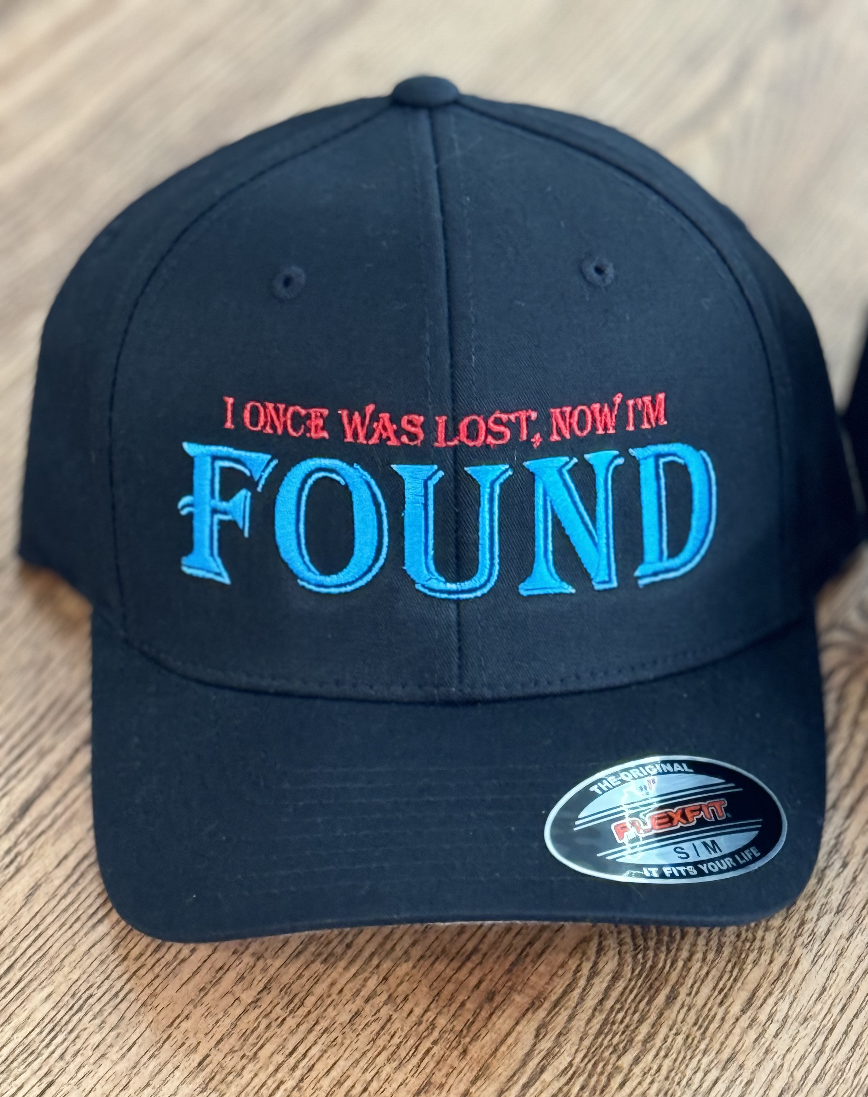 I once was lost, but now I'm FOUND hat