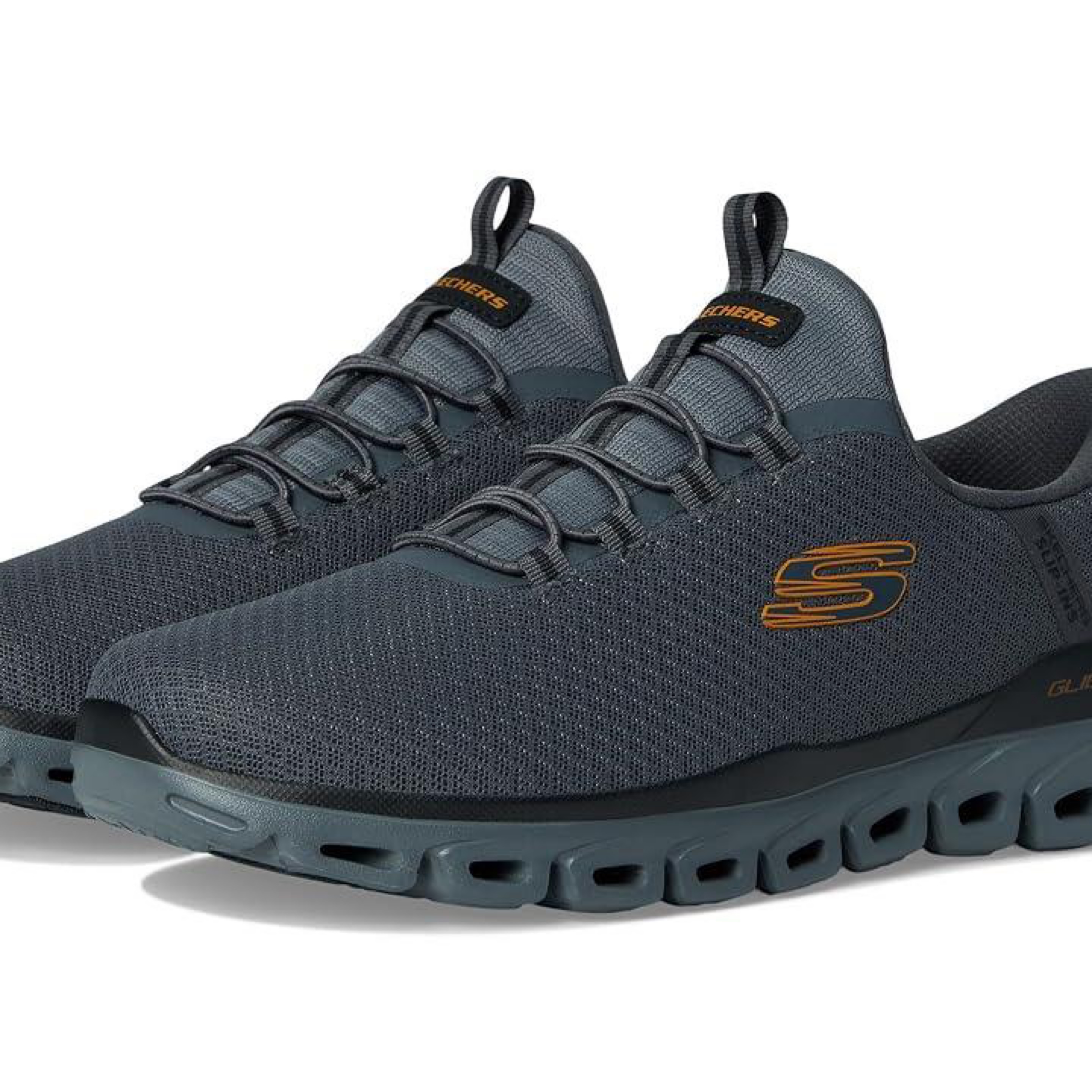Skechers Glide-Step Noxus (Charcoal/Orange)  