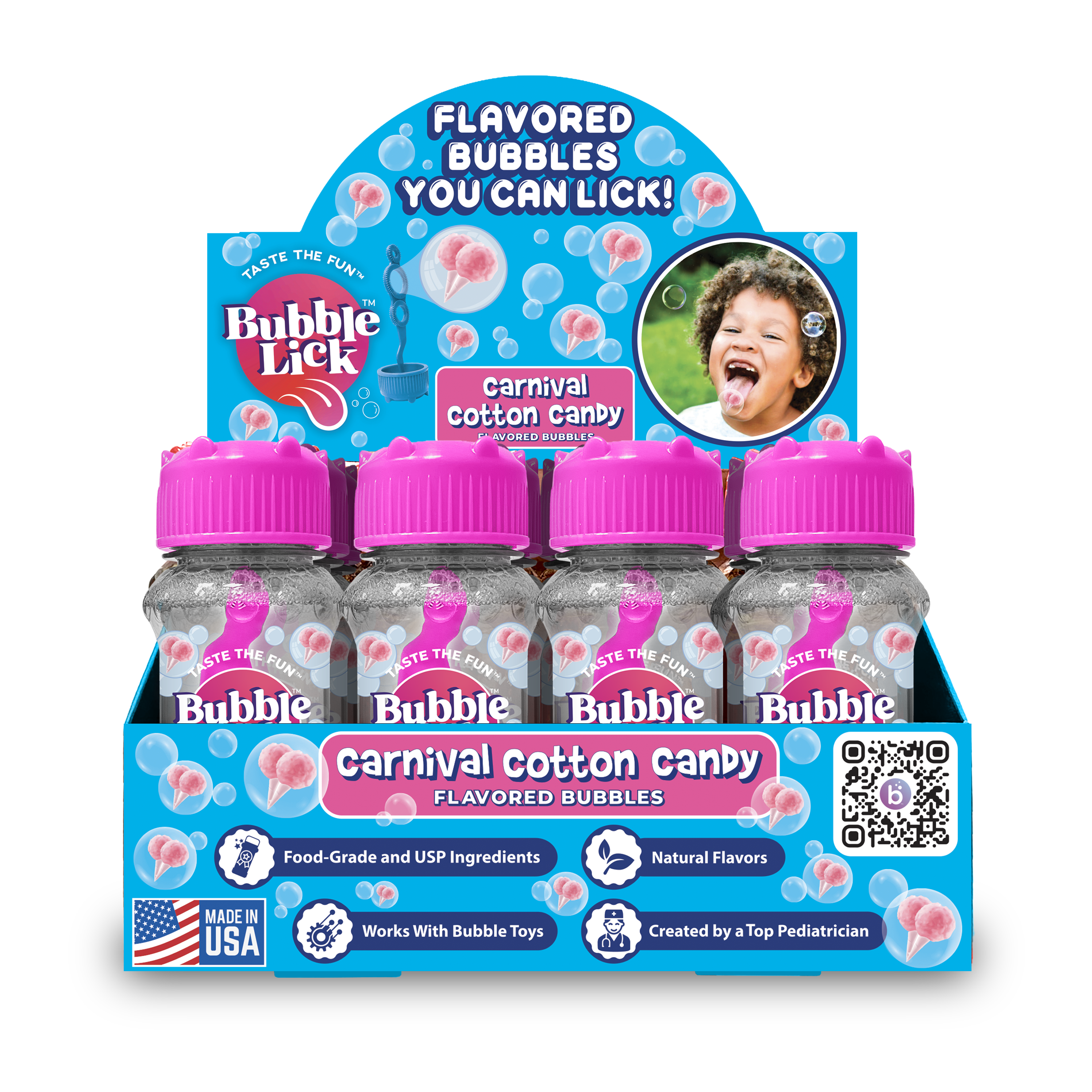 BubbleLick™ Cotton Candy Bubbles