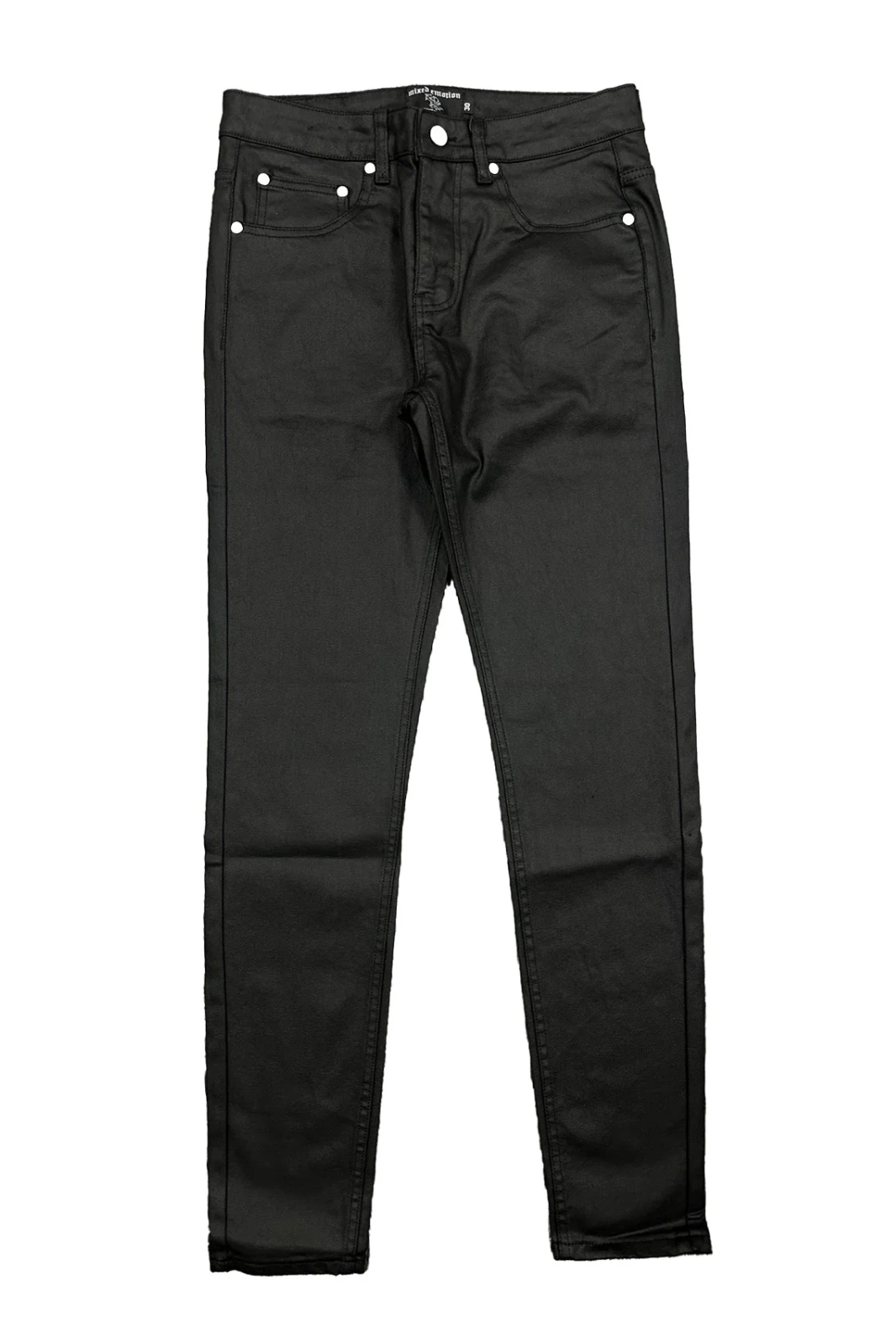 MIXED EMOTION ‘Blackout’ Wax Denim