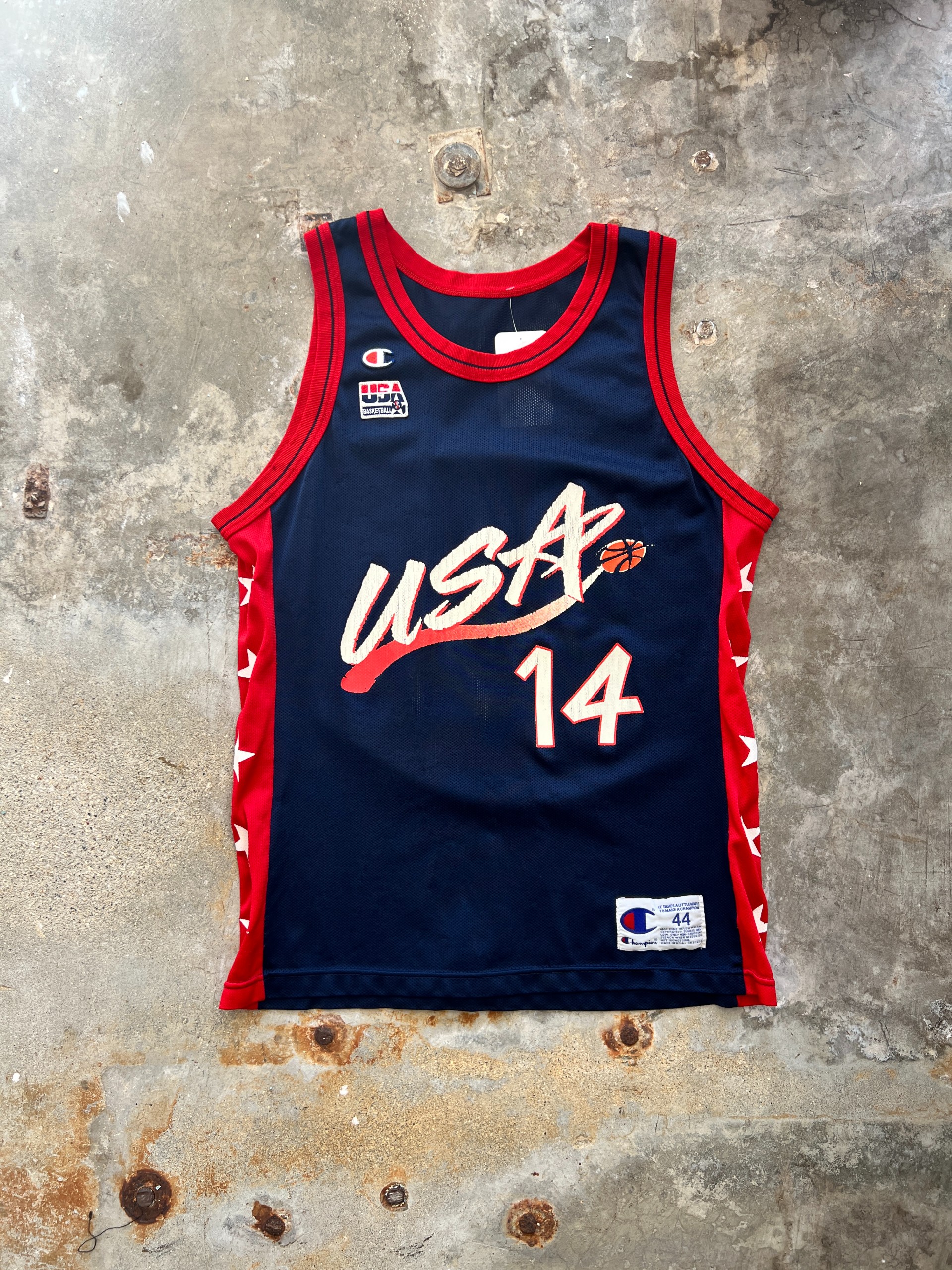 Vintage USA G. Robinson #14 Champion Jersey Size Medium