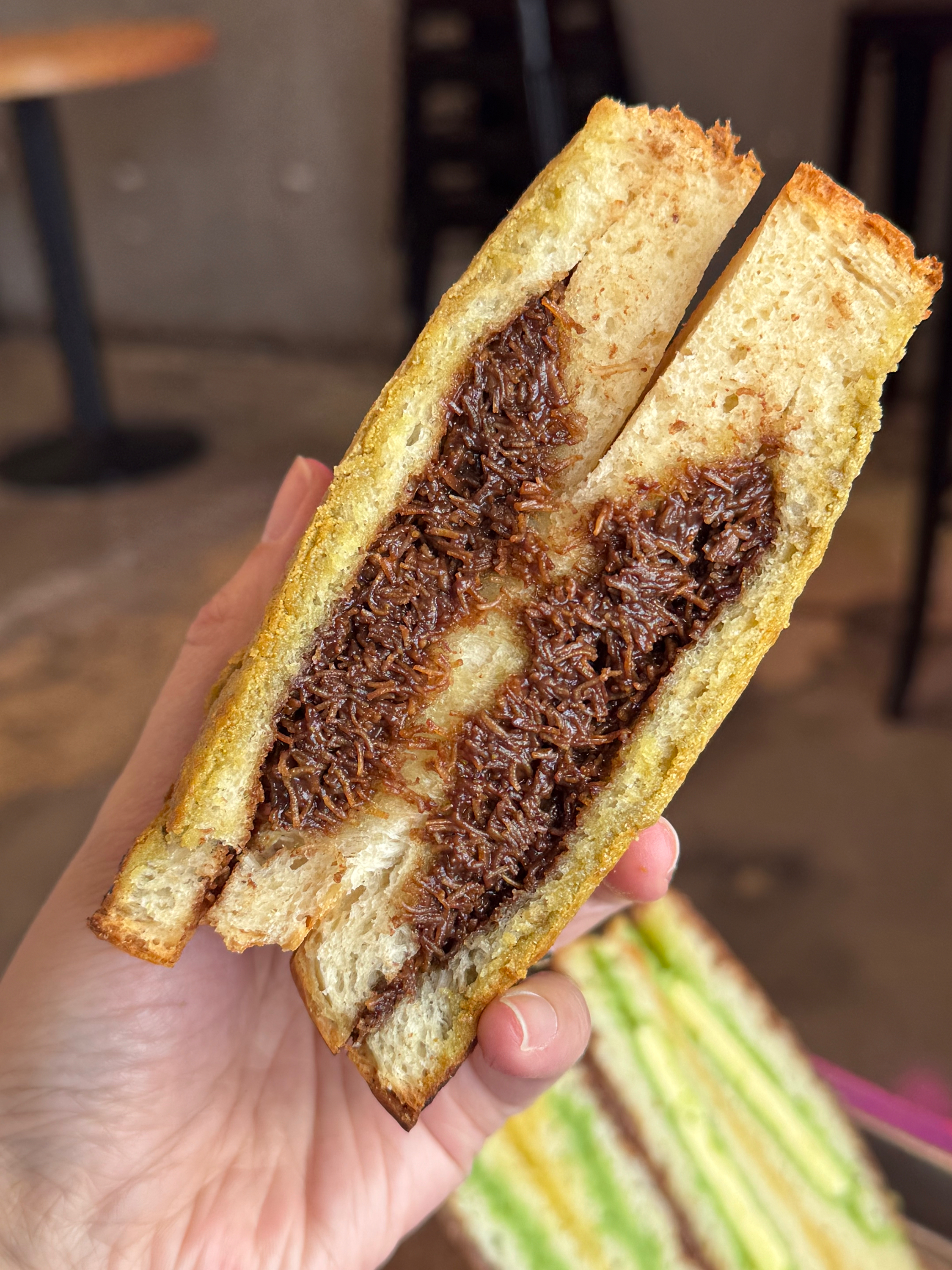 Dubai Chocolate (Pistachio Kataifi) Toast