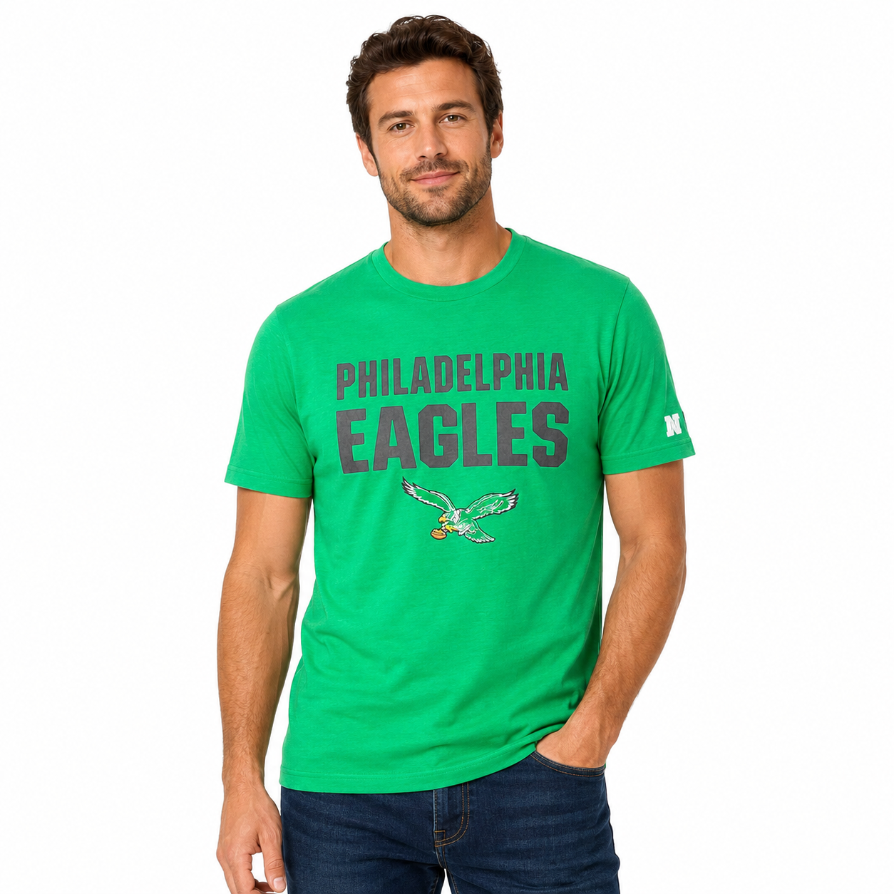 Philadelphia Eagles Kelly Green Starter First Down Shirt