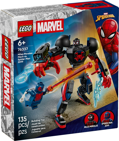 76337 Miles Morales Mech vs. Spider-Man 2099