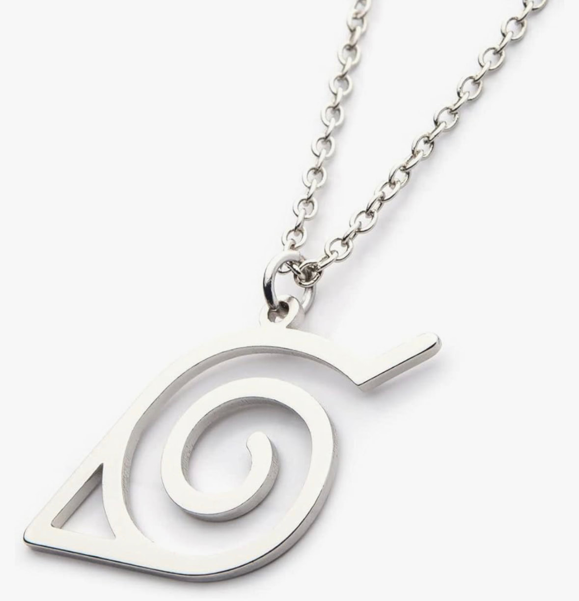 Necklace: Naruto Konoha Leaf Motif, image 2