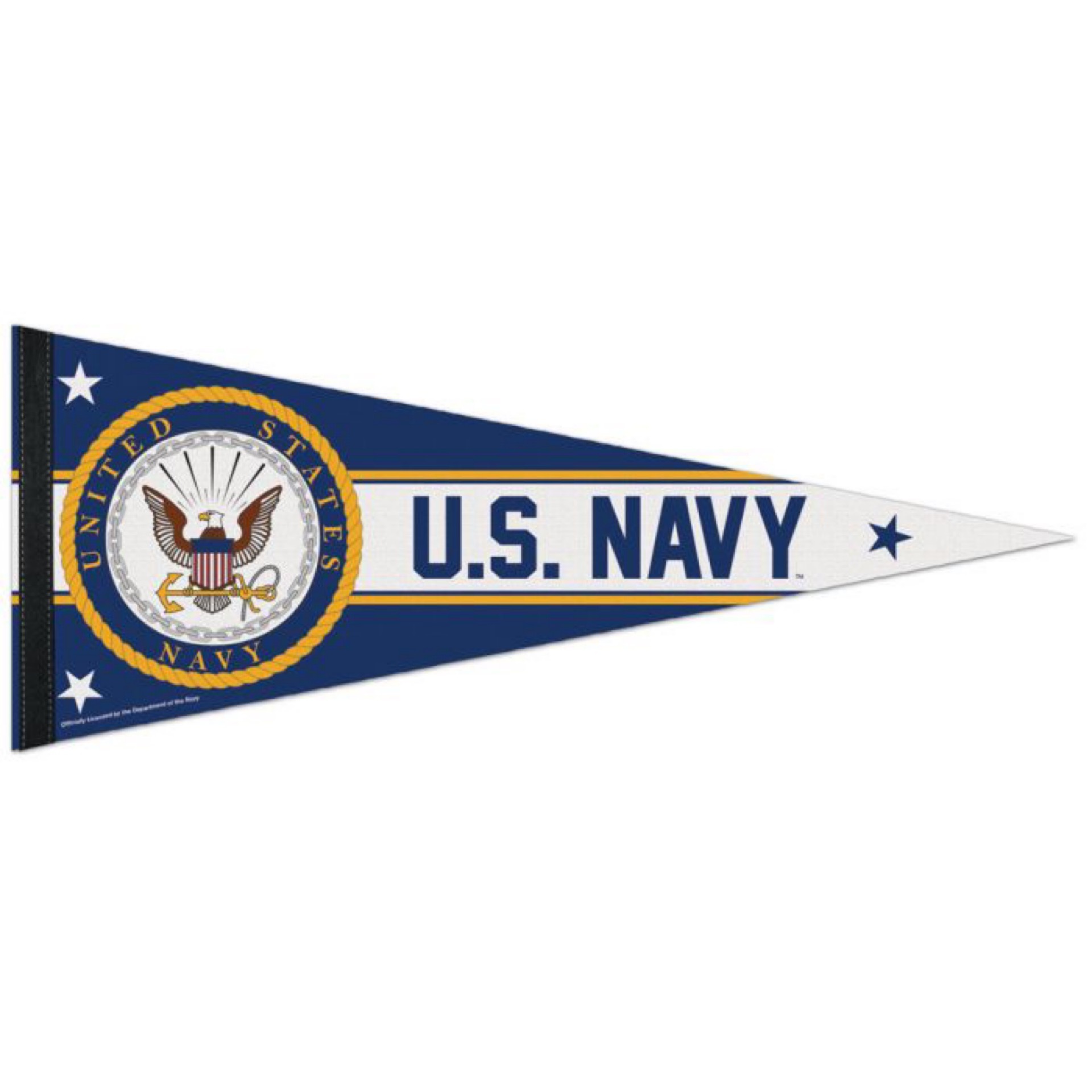 Navy Premium Pennant 12x30"