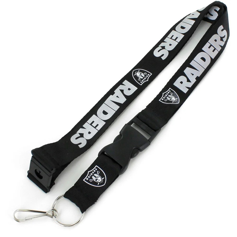 Las Vegas Raiders Black Lanyard