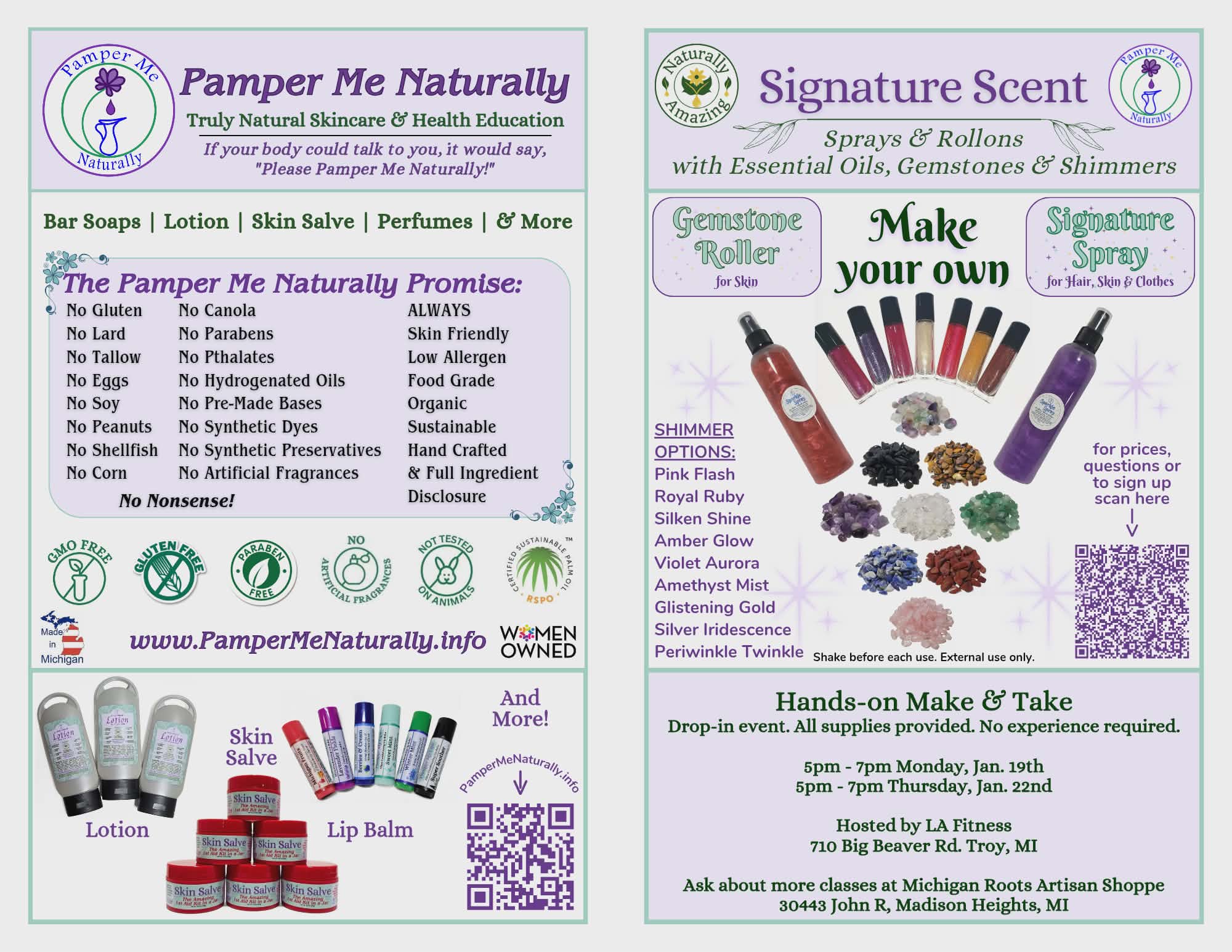 Event - Signature Scent Bar Reservation