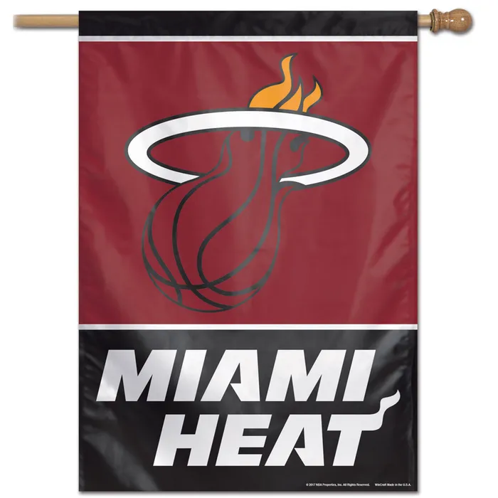 Miami Heat Vertical House Flag 28x40"