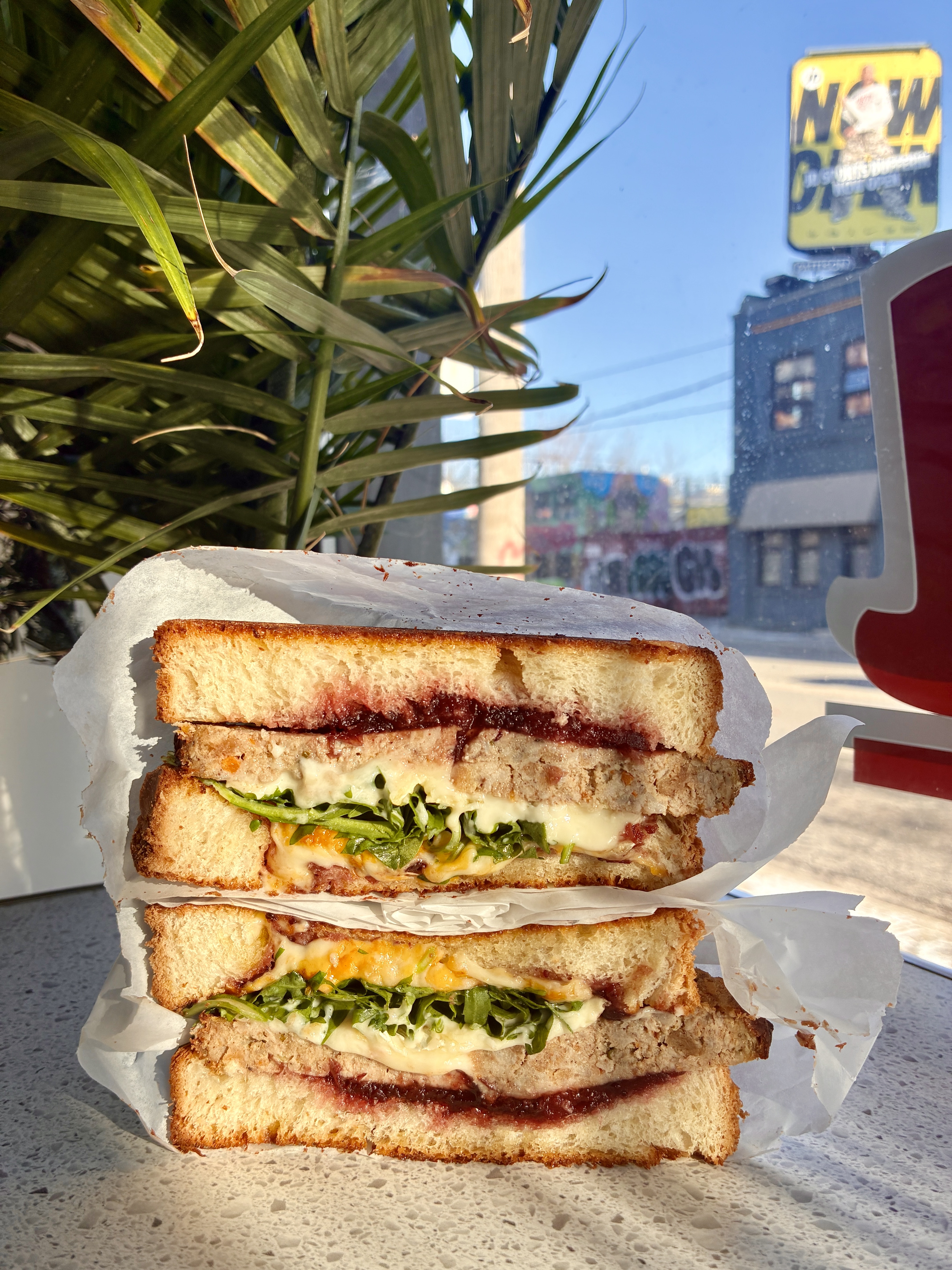 SPECIAL: SAUSAGE STUFFING GRILLED CHEESE