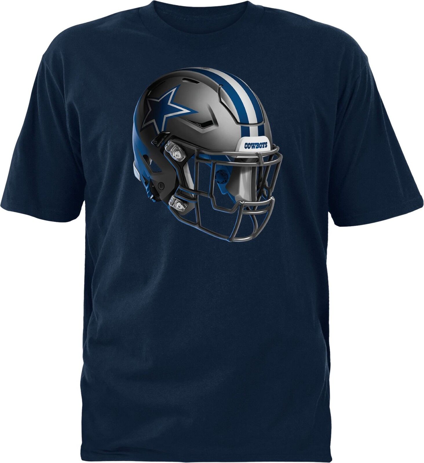 Dallas Cowboys Navy Blue Helmet Shirt