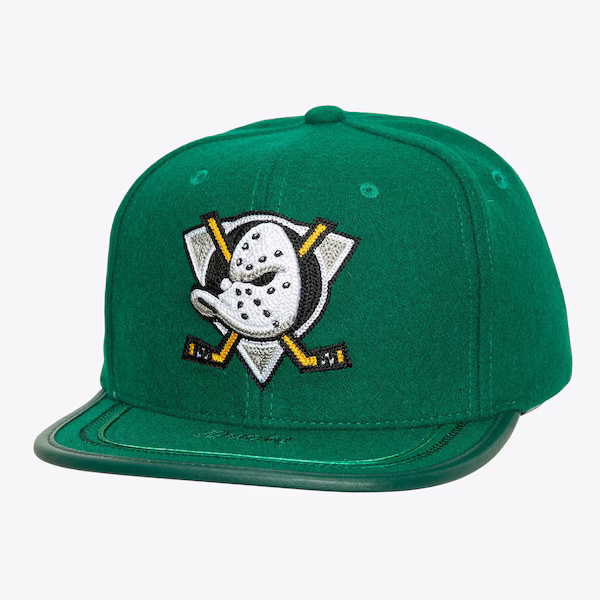 Anaheim Ducks Upscale Mitchell and Ness Snapback Hat