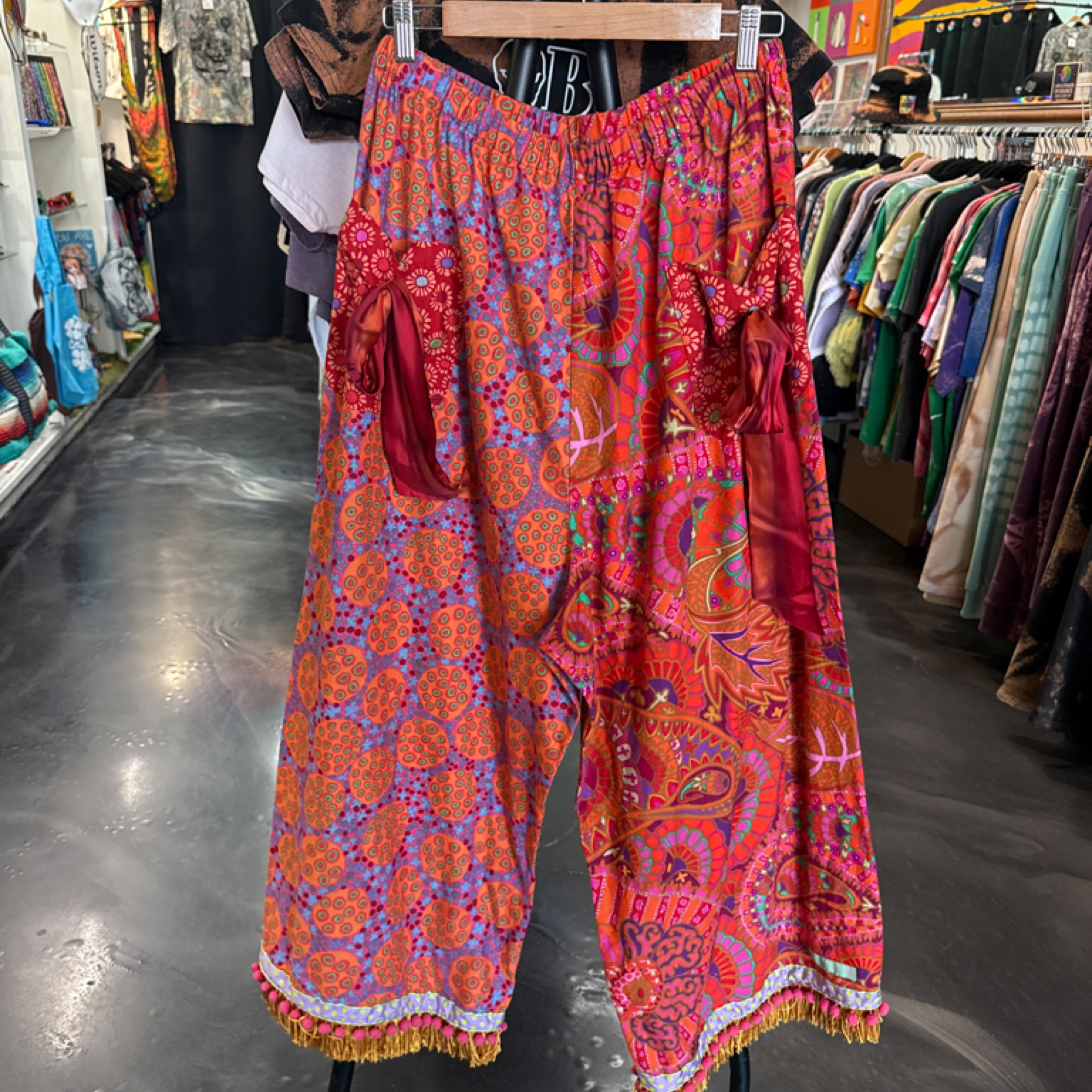 Red Balloon Pants by AuDeeHautee