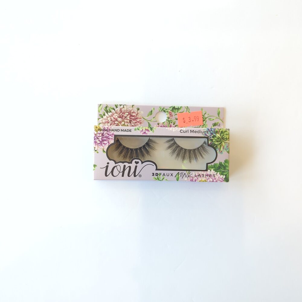 ioni 3D Faux Mink Lashes - Curl Medium Cluster