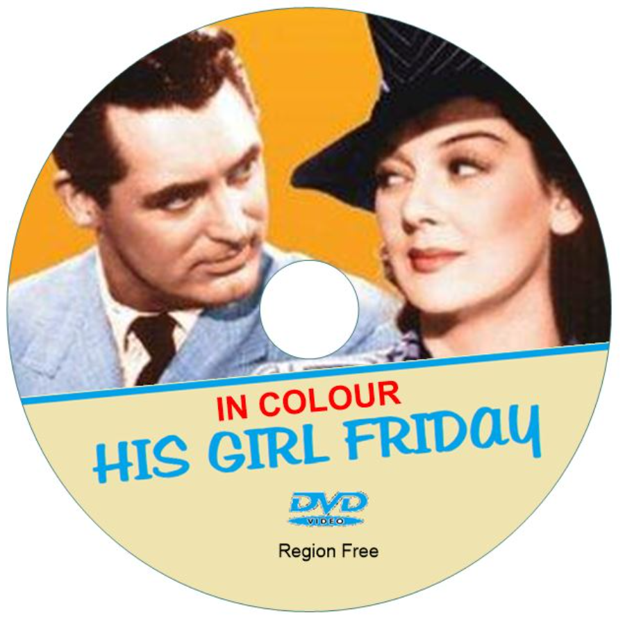 His Girl Friday in Color. DVD