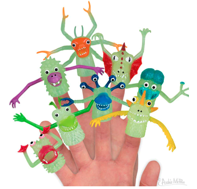 Glow in the Dark Finger Monsters