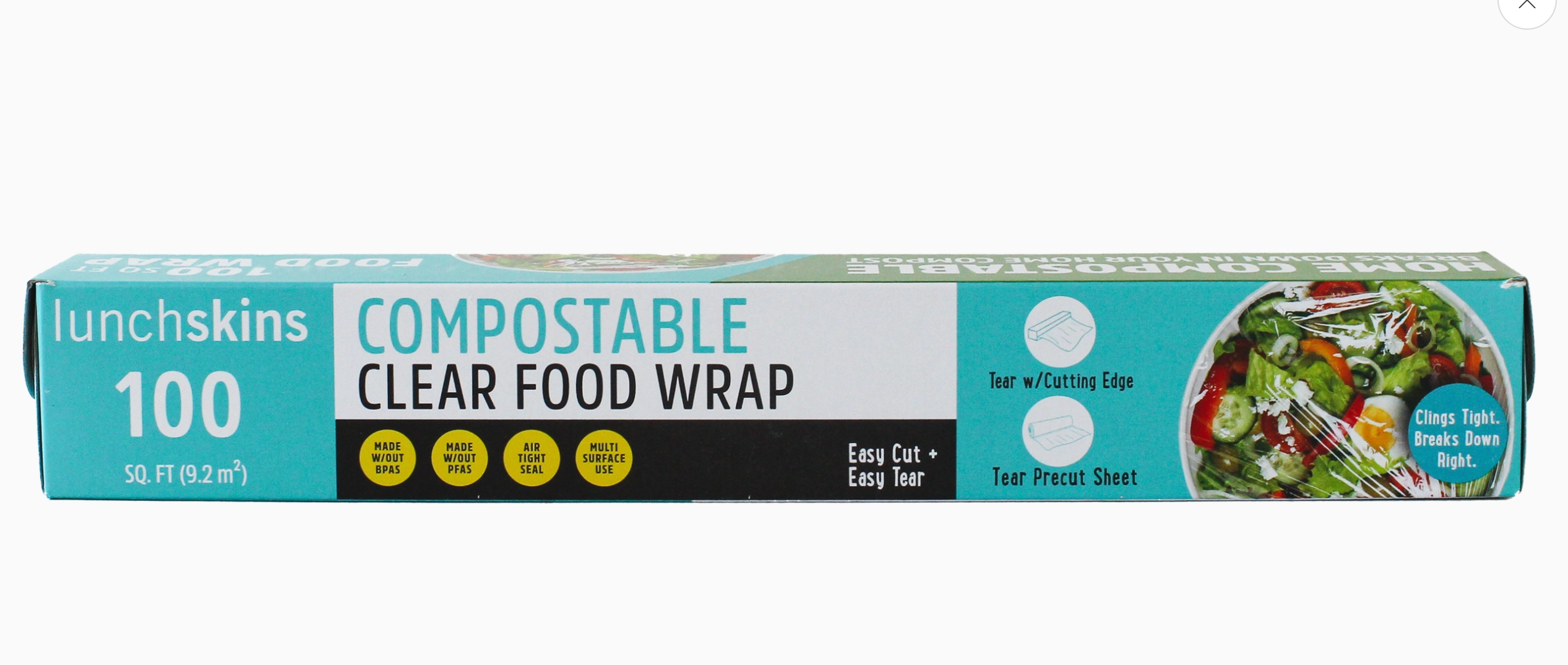 Lunchskins Compostable Clear Food Wrap – 100 Sq ft