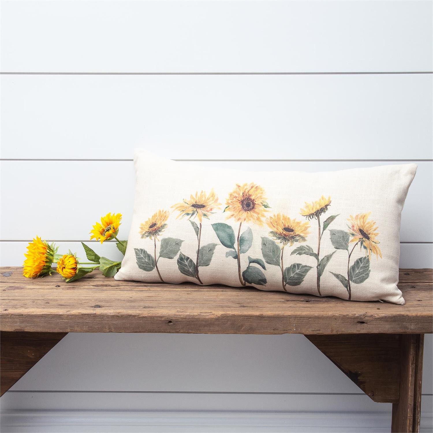 Sunflower lumbar pillow - Nest & Nook Sonora Boutique