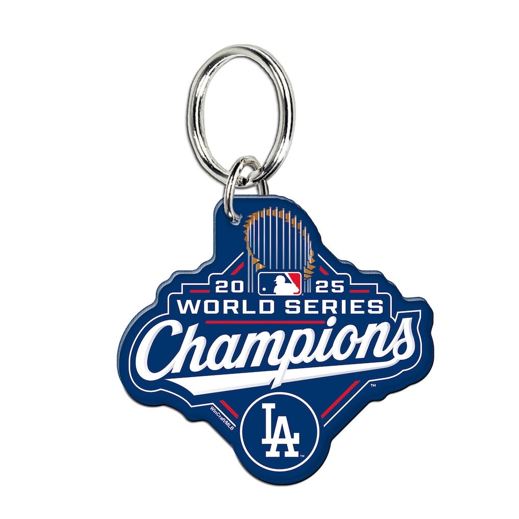 Los Angeles Dodgers 2025 World Series Champions Premium Acrylic Keychain