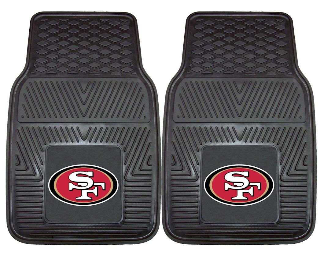 San Francisco 49ers Heavy Duty 2 Piece Vinyl Car Mats