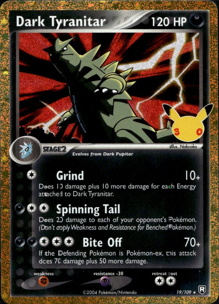Dark Tyranitar - 30TH-C 6/30