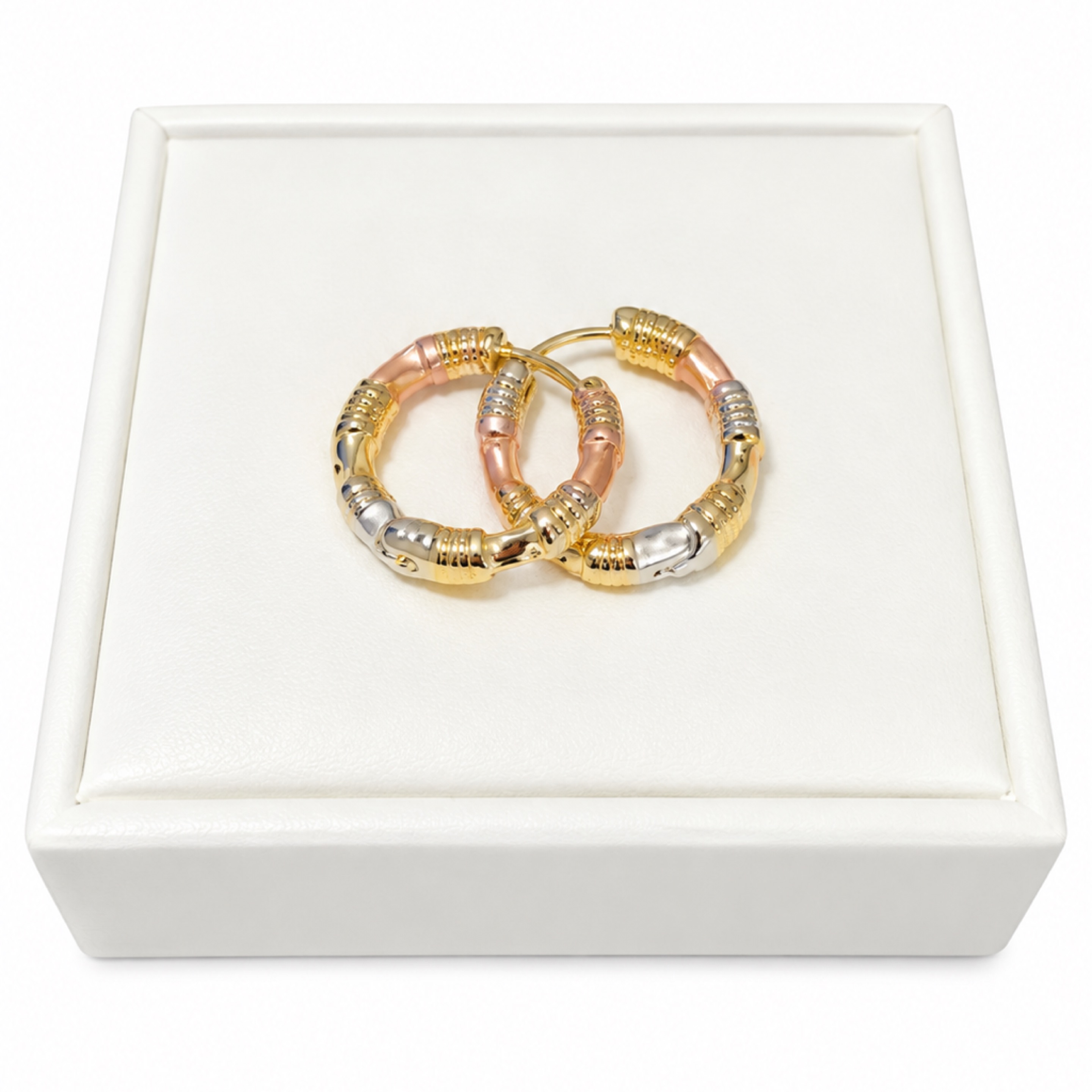 Tri Color Earrings 