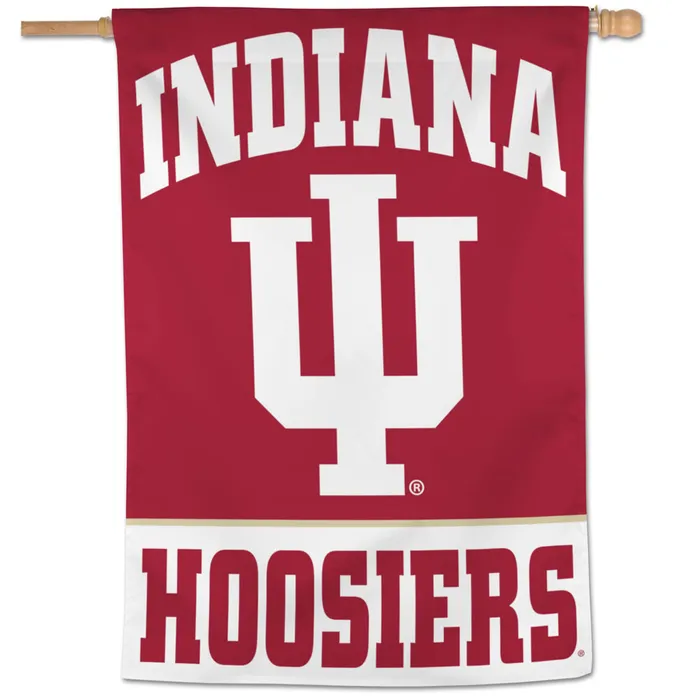 Indiana Hoosiers Vertical House Flag