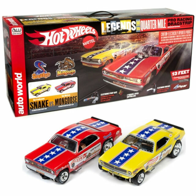 Auto World 13 ft Snake vs Mongoose Drag Set